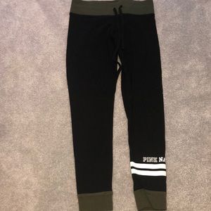 Worn several times PINK army green & black legging